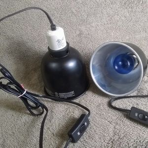 Pair of Thrive Reptile Dome Light Fixtures